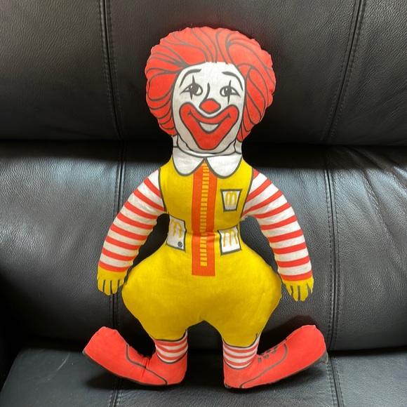 Vintage Ronald McDonald Clown Stuffed Plush - Picture 1 of 7